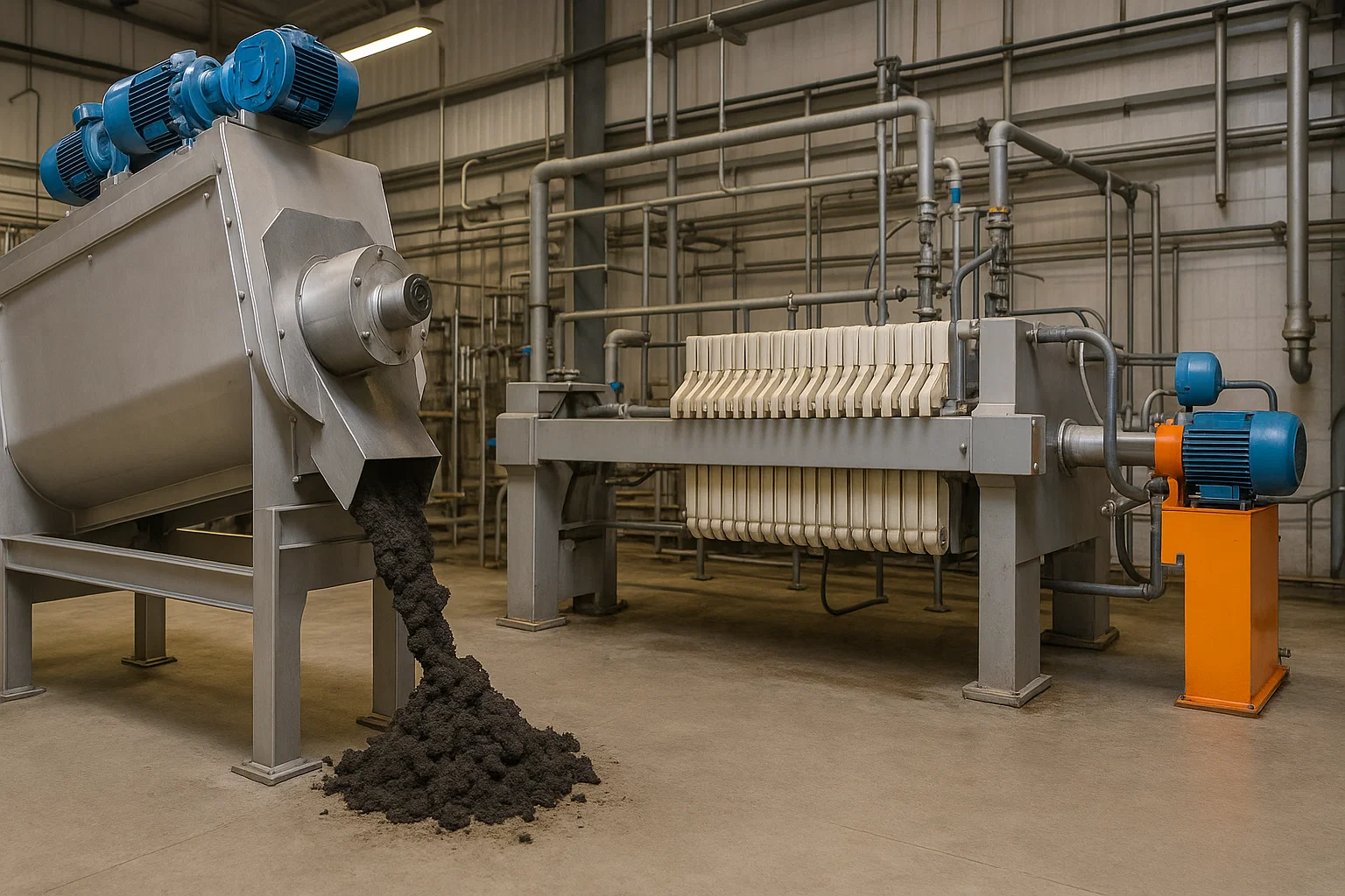 Schraubenpresse vs. Filter Presse: Eine umfassende Anleitung zum Entwässerung von Schlamm