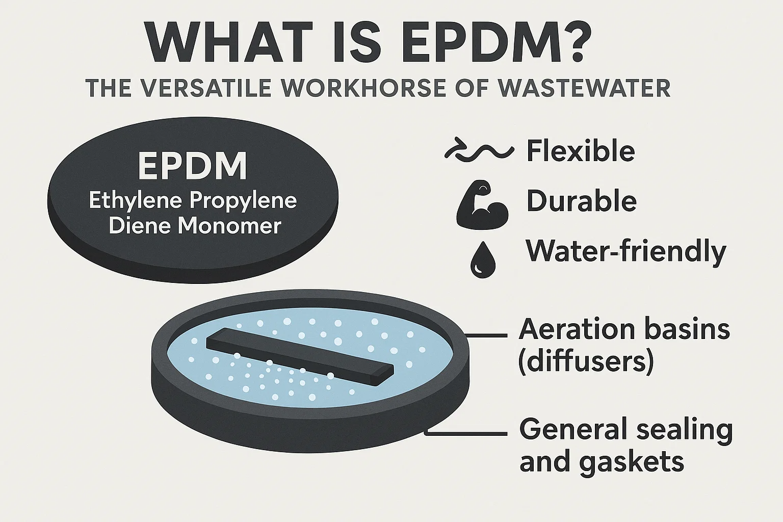 EPDM vs. PTFE-Membranen: Ein umfassender Leitfaden für die Abwasserbehandlung