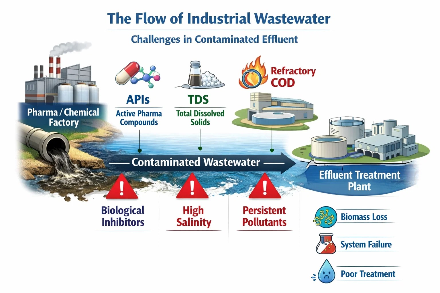 Pharmazeutische Abwasserbehandlung mittels MBR-Membrantechnologie